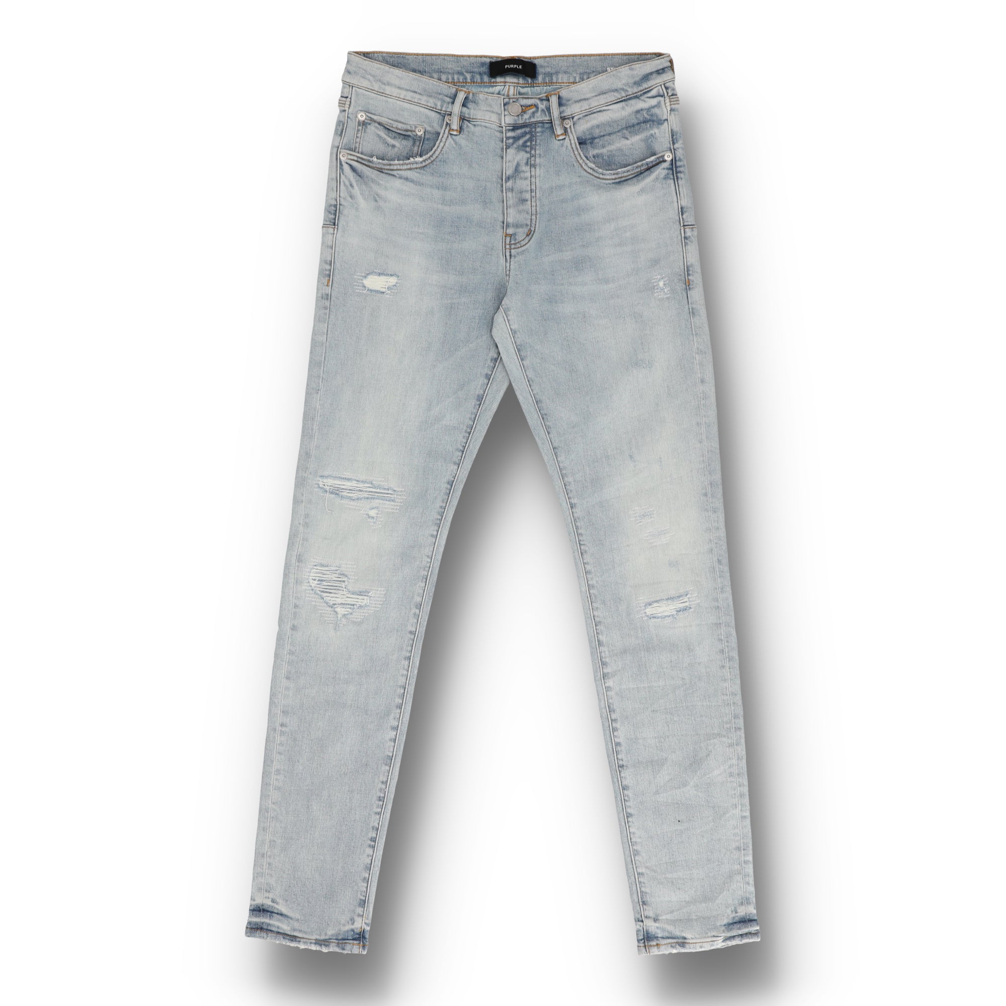 Skinny Kivu Repair Blue Jeans