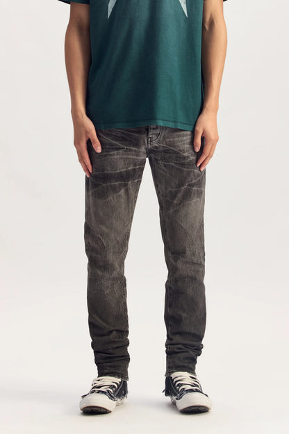 Purple-SKINNY TACKING JEANS