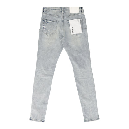 Worn Light Indigo Reflective Blue Jeans