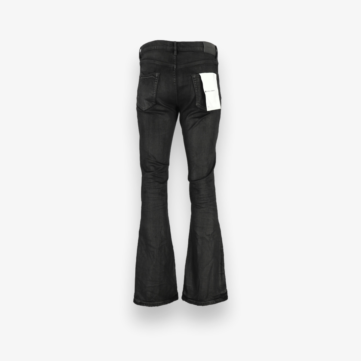 P004 Flare Pressed Coated Denim Jeans