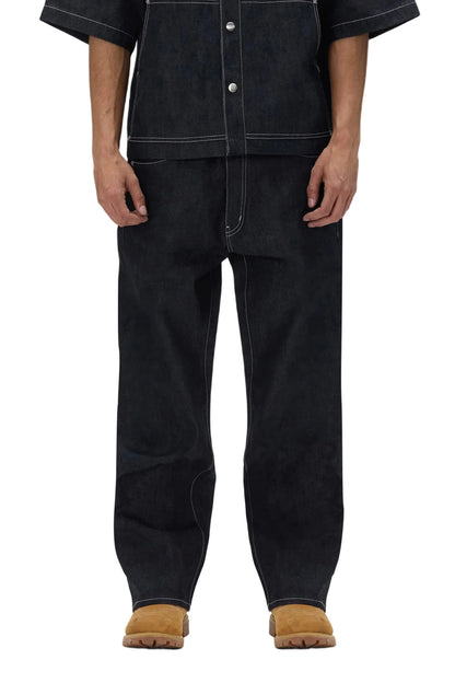 Purple-KARPATHOS RAW DENIM JEANS