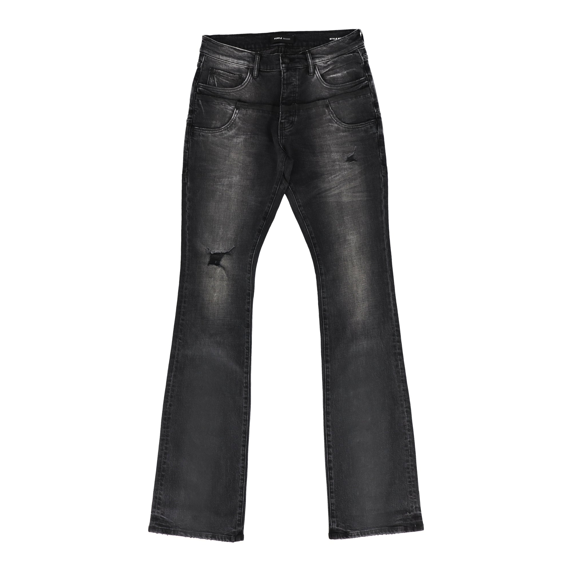 Onyx Coated Double Waist Jean