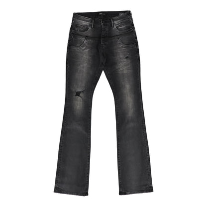 Onyx Coated Double Waist Jean