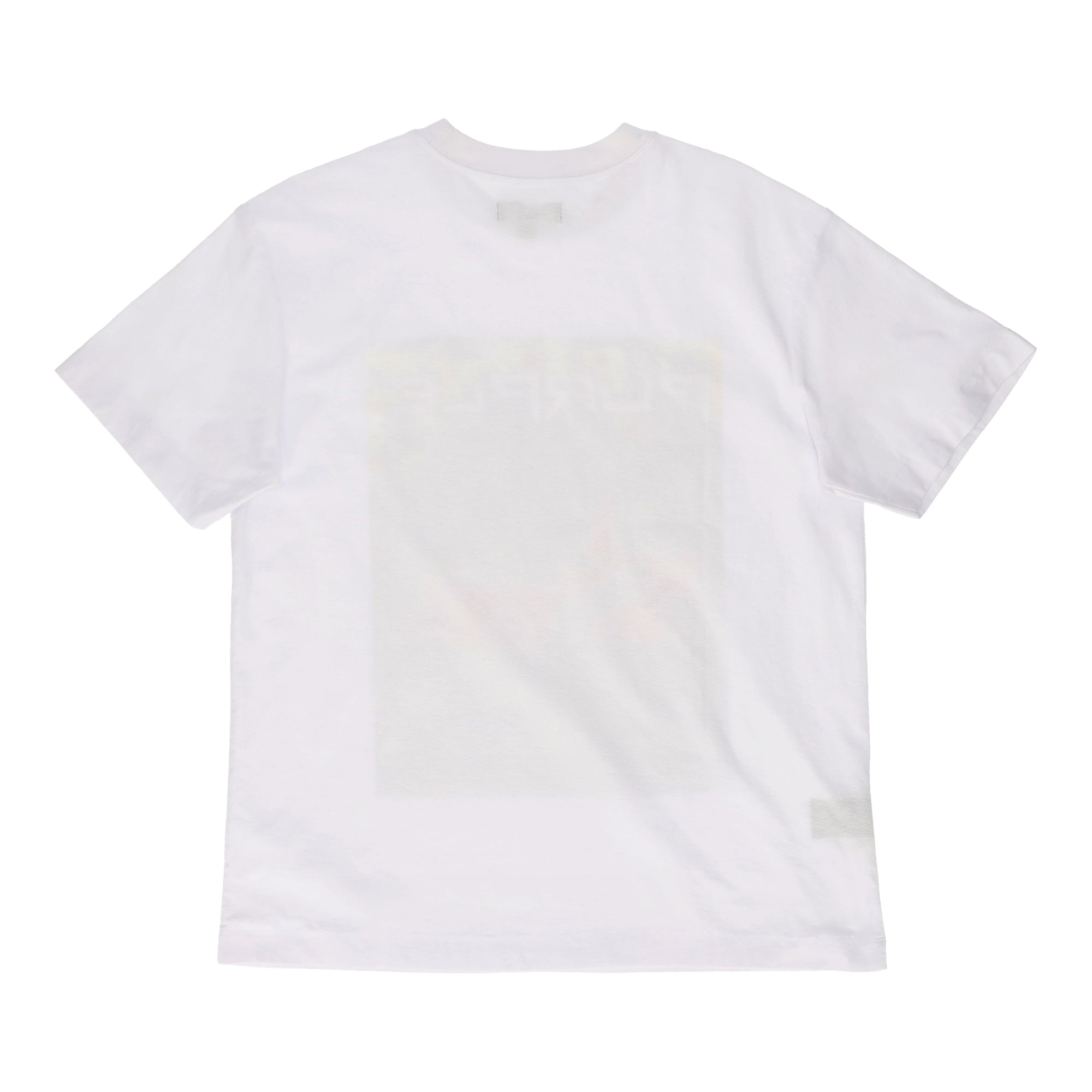 Textured Jersey Short Sleeve White T-Shirt