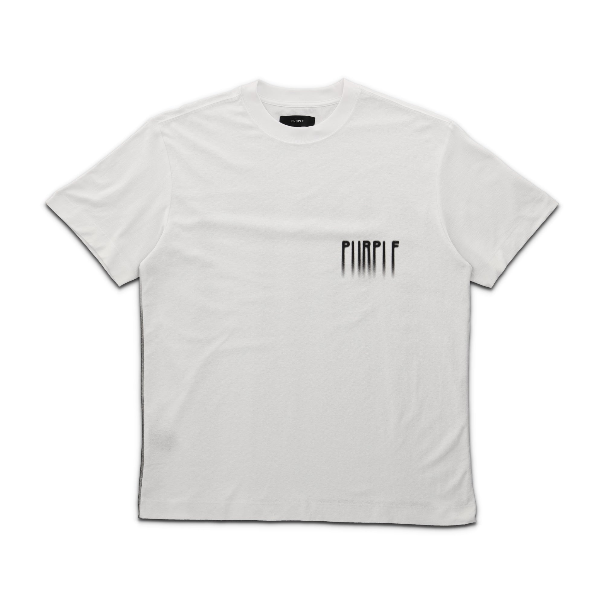 Textured Jersey Short Sleeve Tee White