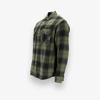 Overdyed Flannel Long Sleeve T-Shirt