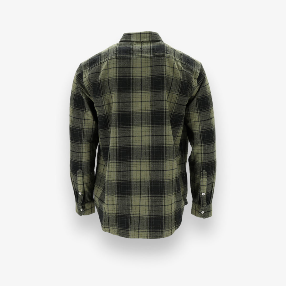 Overdyed Flannel Long Sleeve T-Shirt