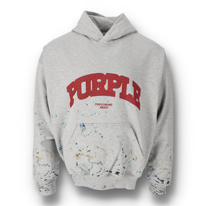 Fleece Po Gray Pullover Hoodie