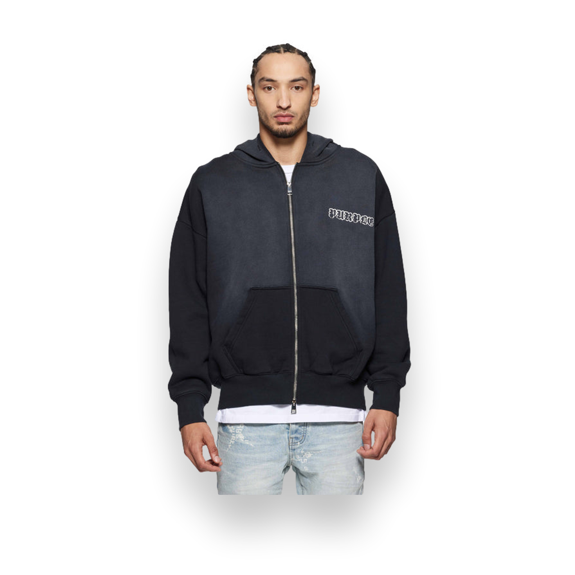 HIIT LISTEN TO TW HOODIE パーカー ブラック Heavyweight Fleece Full-Zip Hoodie – WOODstack