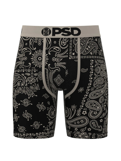 PSD-KHAKI PAISLEY BOXER BRIEF