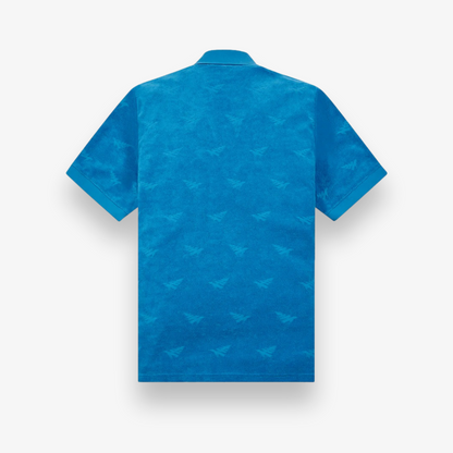 Jacquard Terry Johnny Collar Polo Tee