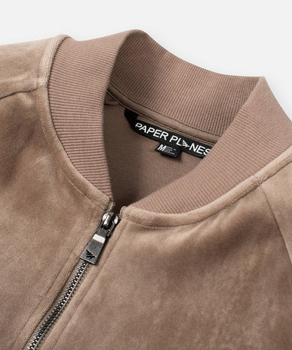 Velour Zip Jacket