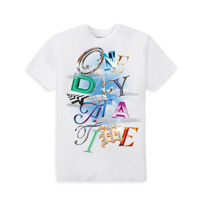 One Day At A Time Tee White