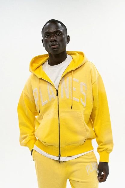 Paper Planes Arched Zip Hoodie