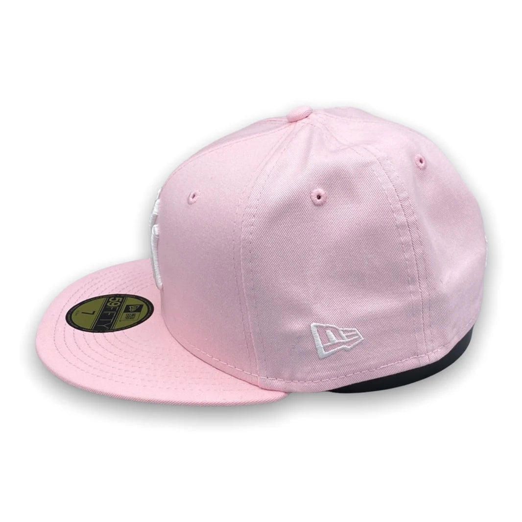 NY Yankees 1999 World Series 59FIFTY New Era Pink Hat