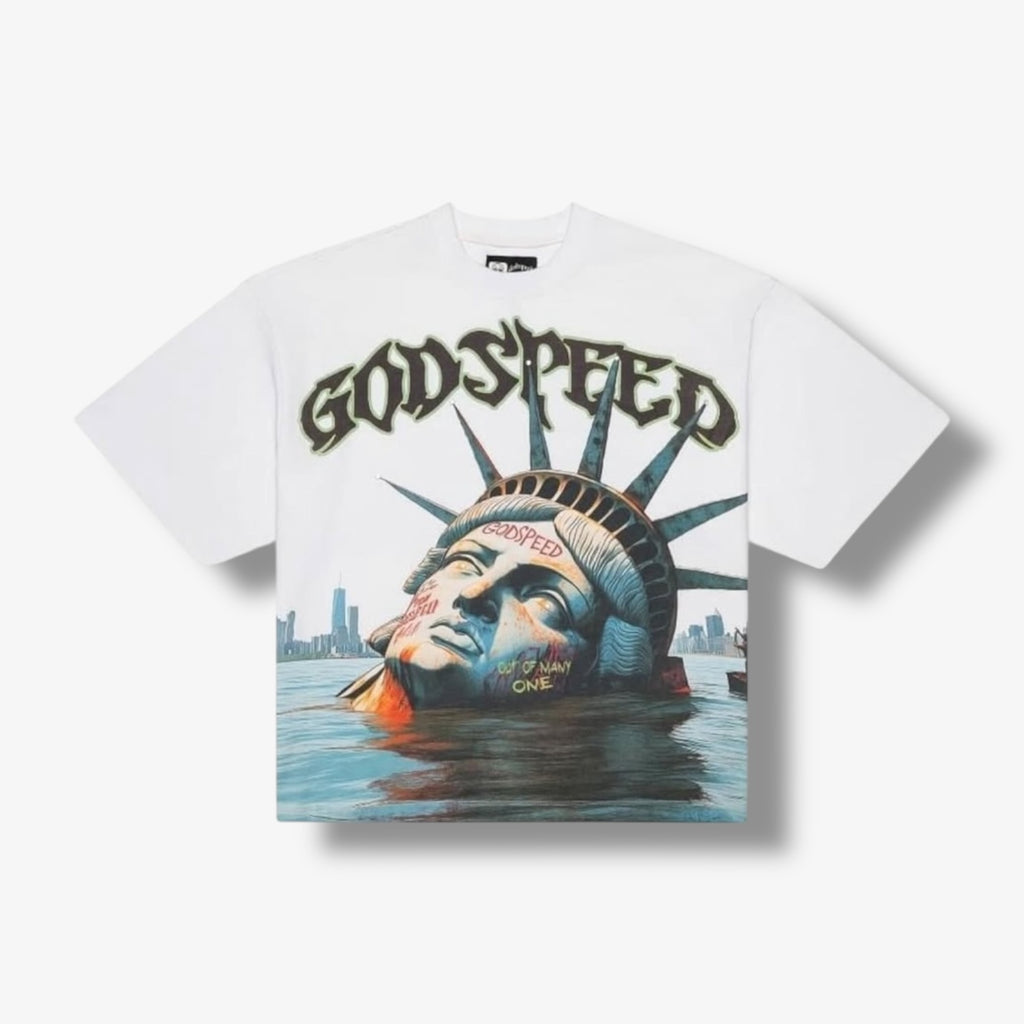 Sunken Liberty Short Sleeve T-Shirt White