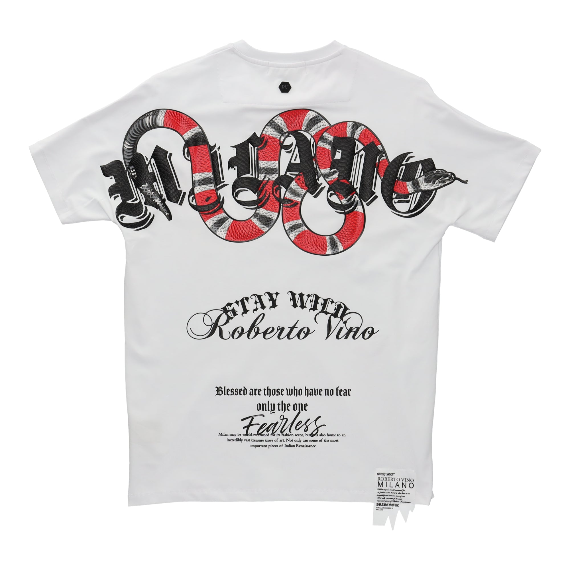 Wild Snake Tee White