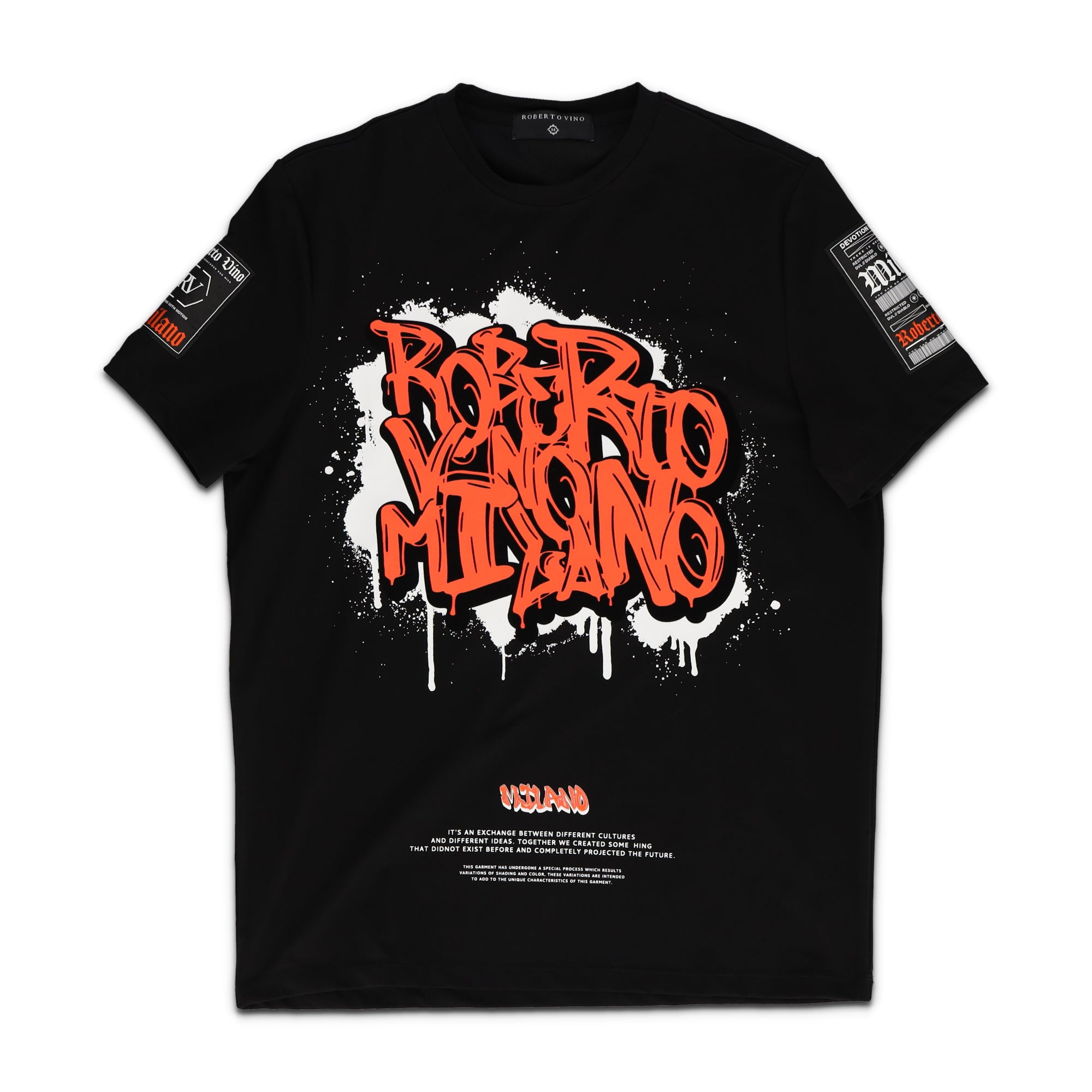 Roberto's Graffiti  T- Shirt Black