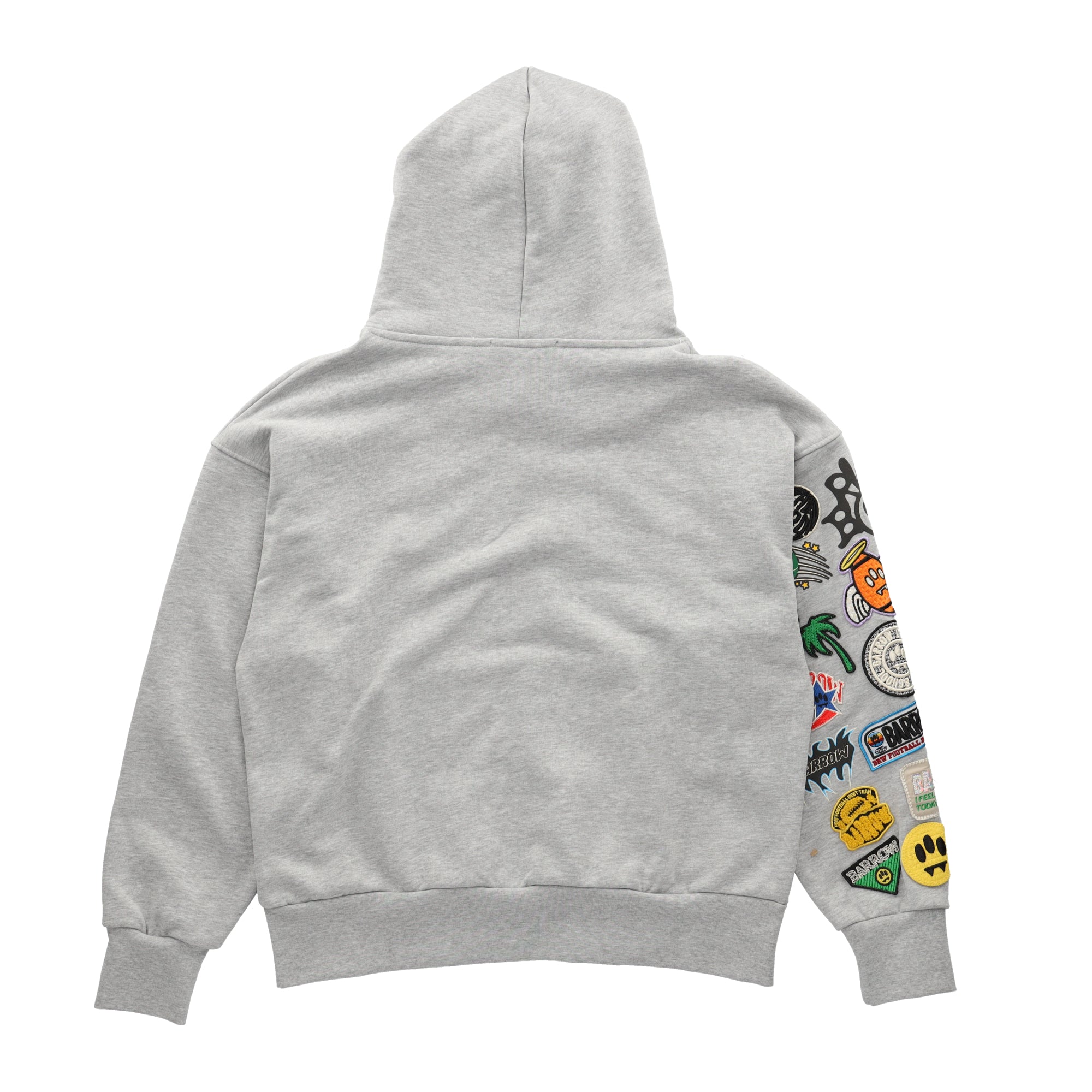 patch-detail Hoodie Grey