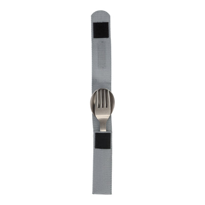 Titanium Silver Fork & Spoon Set