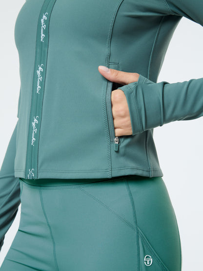 Delfina Contour Green Jacket