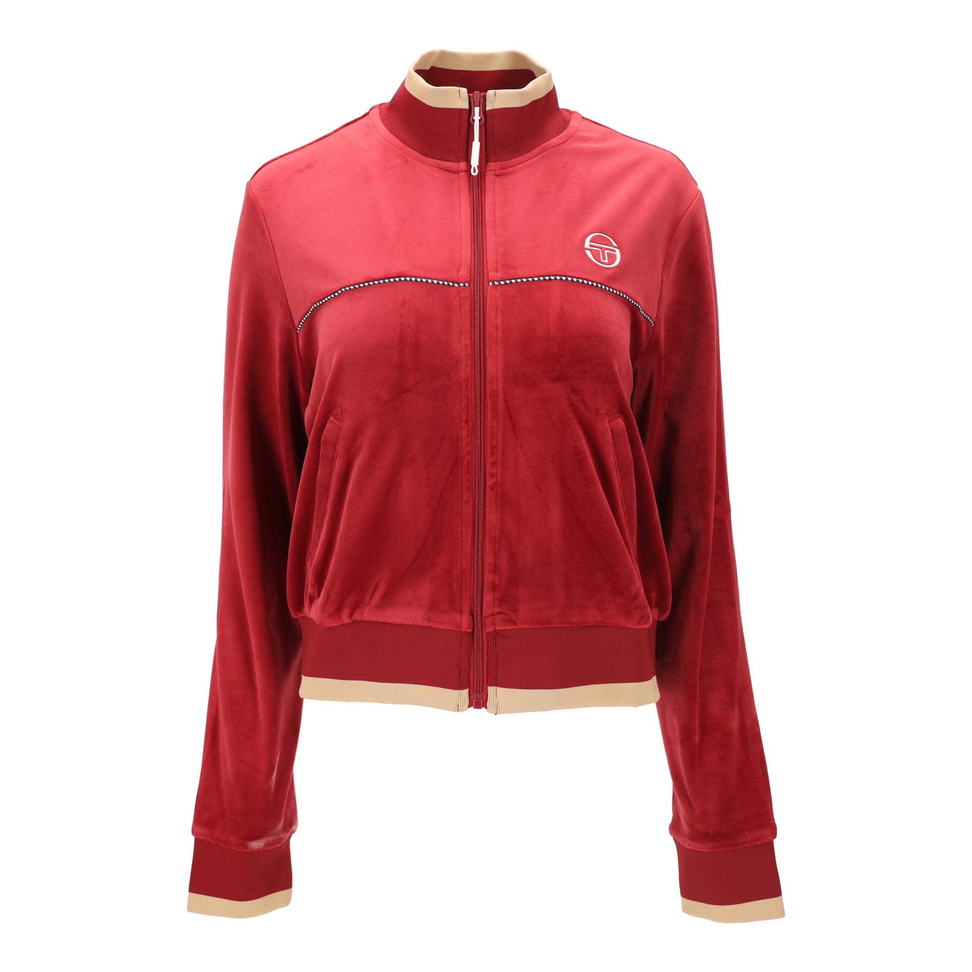 Leta Velour Red Jacket