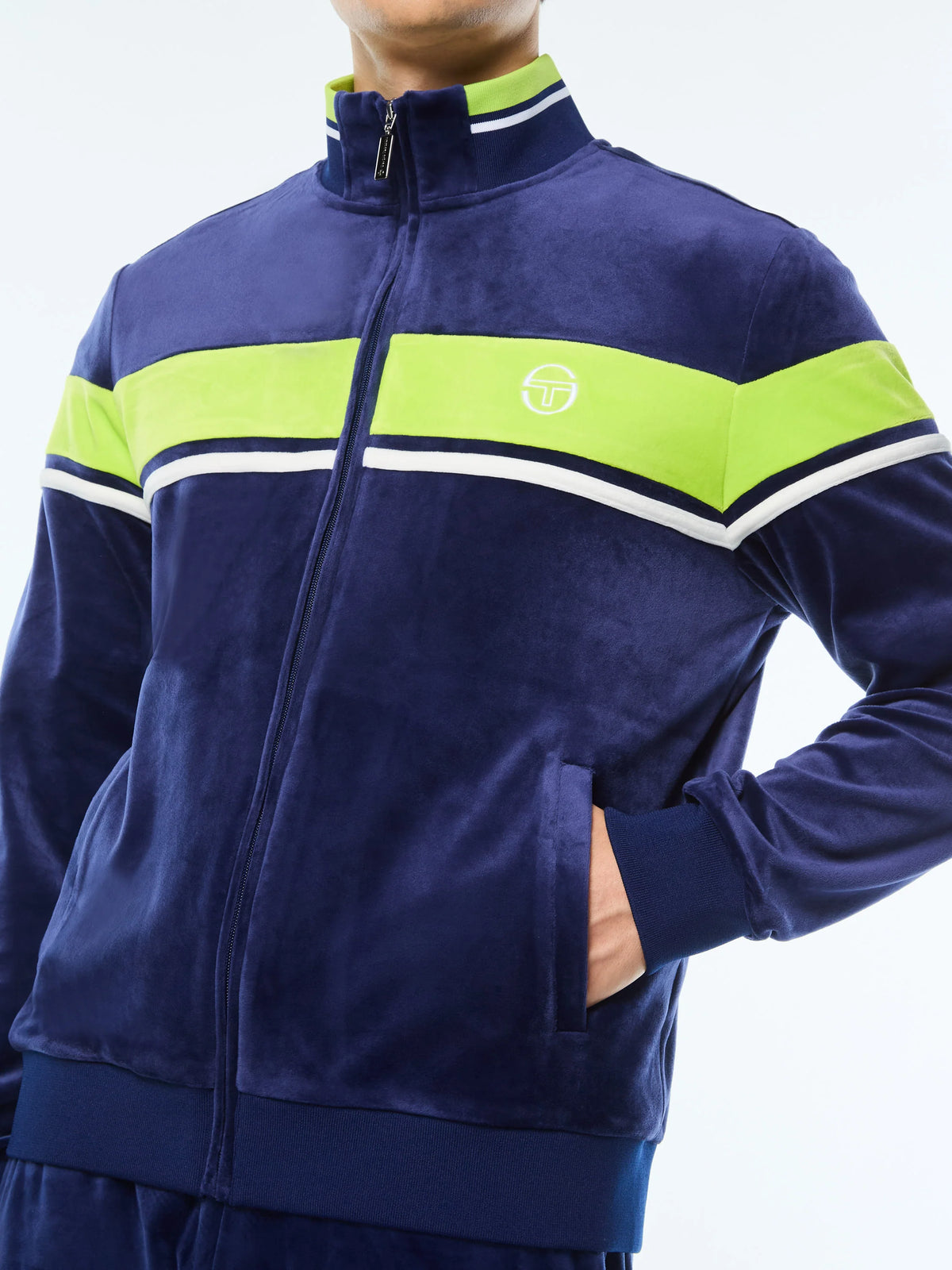 DAMARINDO VELOUR TRACK JACKET