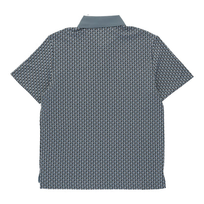 Paolo Knit Polo- Faded Denim