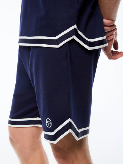 Tito Short Sleeve Polo-Maritime Blue