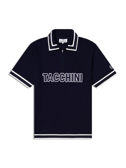 Tito Short Sleeve Polo-Maritime Blue
