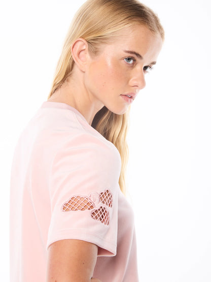Nuvola Cropped Pink T-Shirt