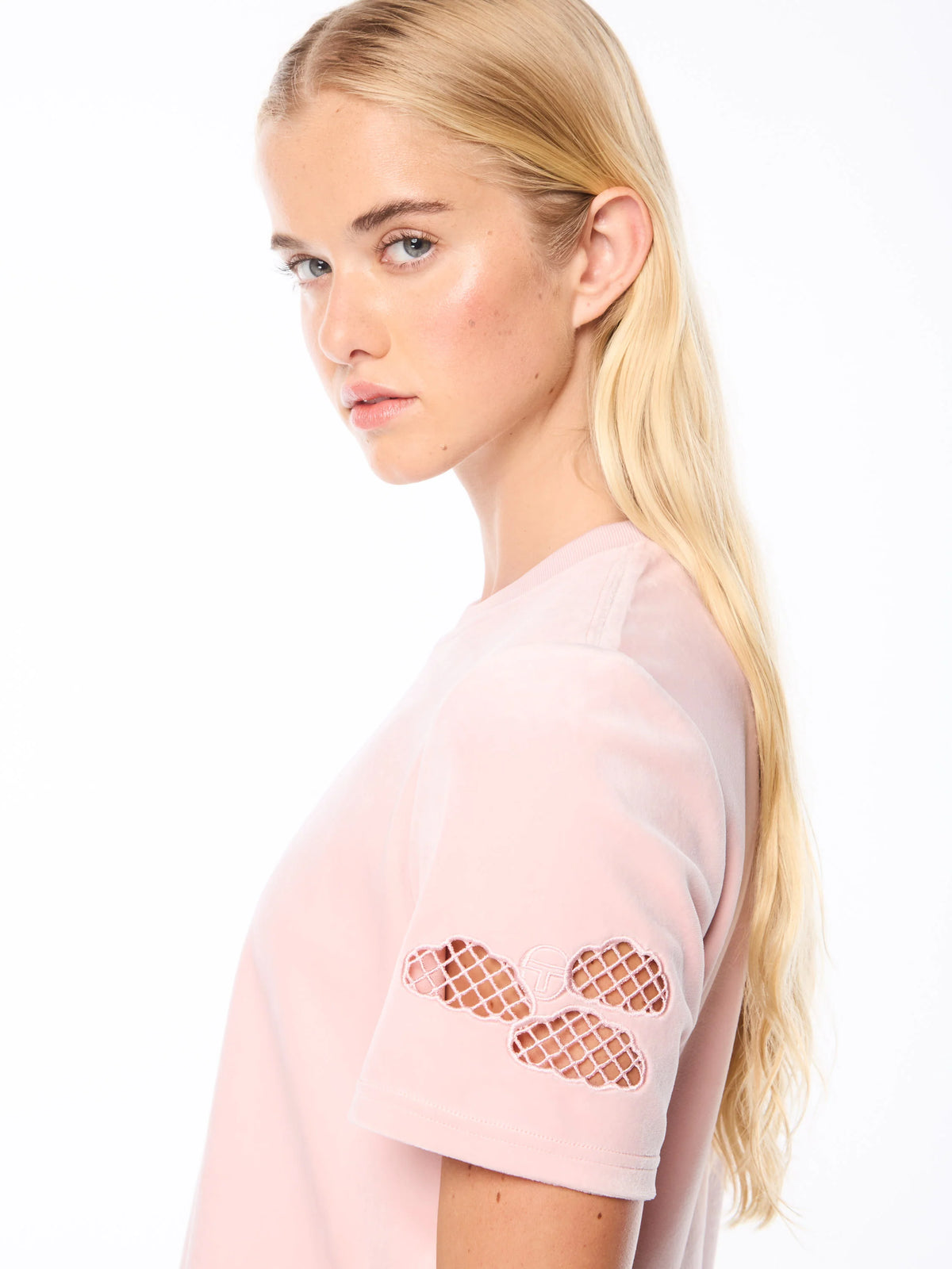 Nuvola Cropped Pink T-Shirt