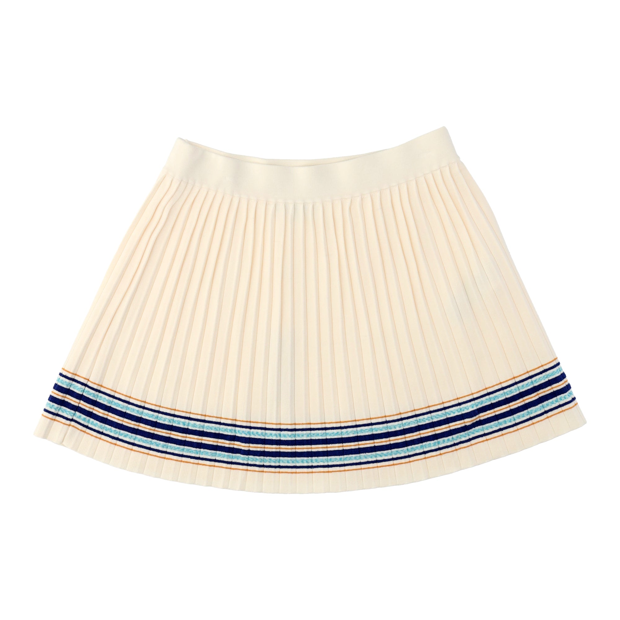 Fausta Knit White Skirt