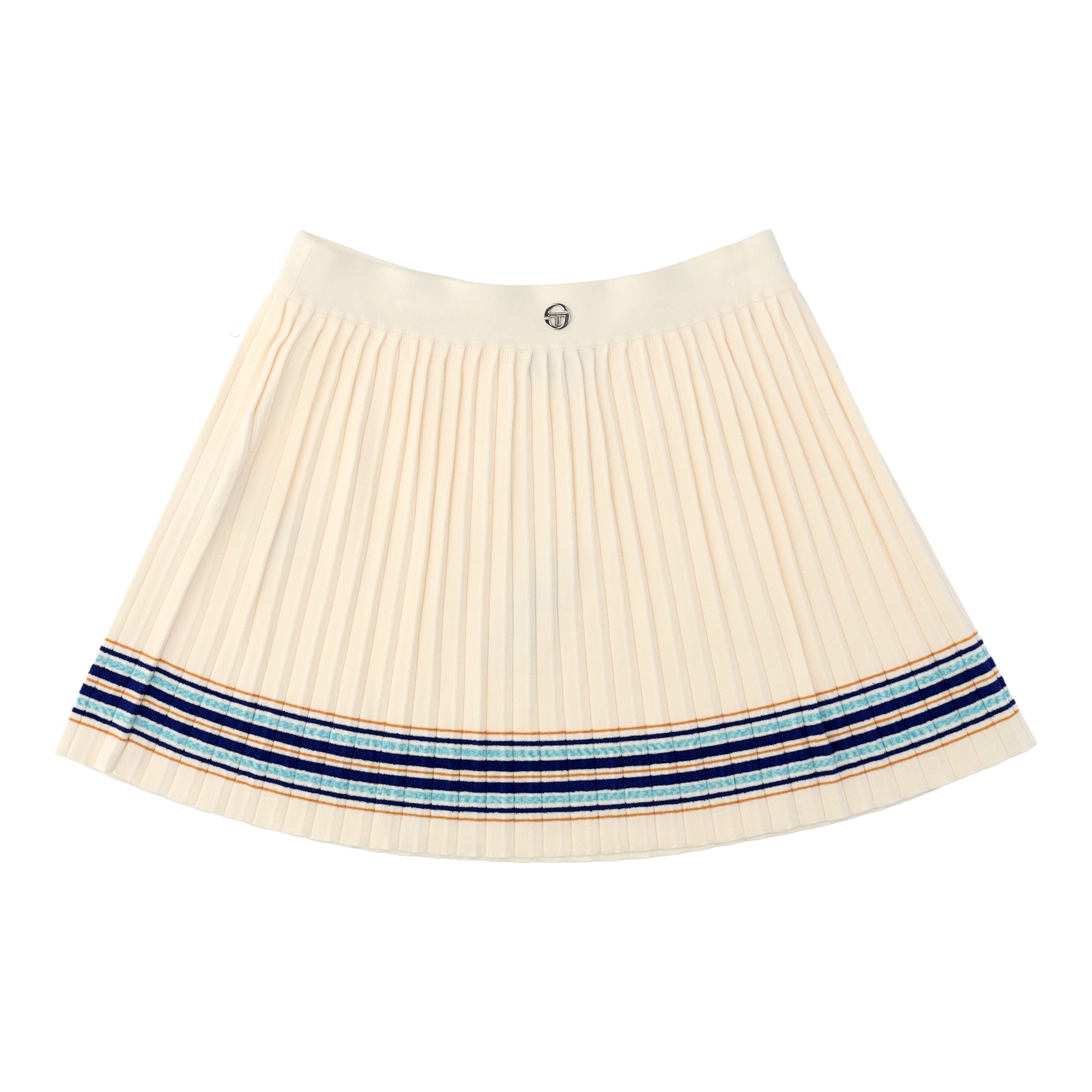 Fausta Knit White Skirt