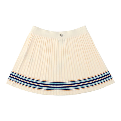 Fausta Knit White Skirt