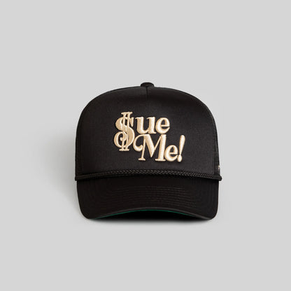 Sue Me Black Foam Trucker