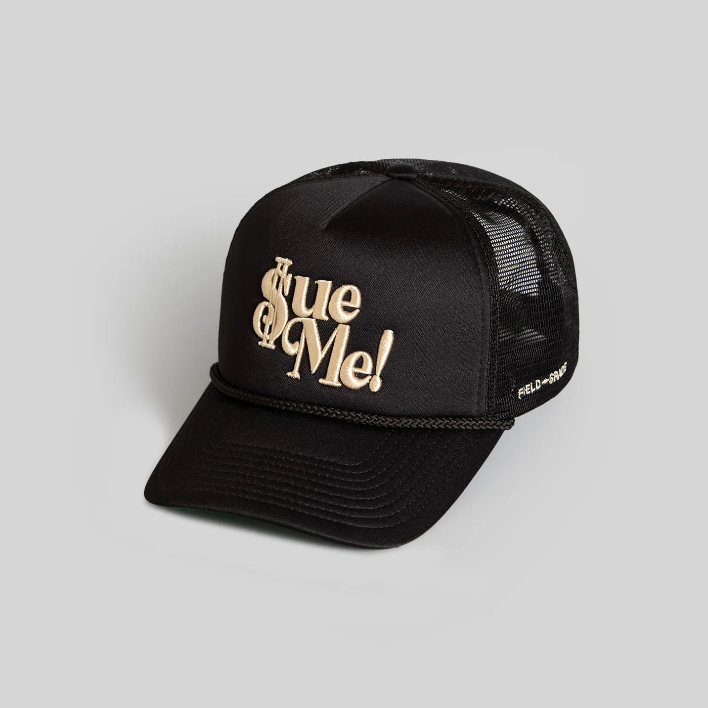 Sue Me Black Foam Trucker