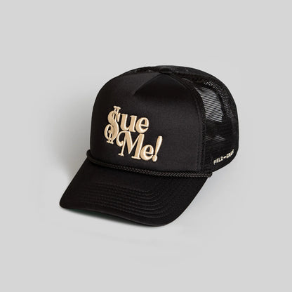 Sue Me Black Foam Trucker