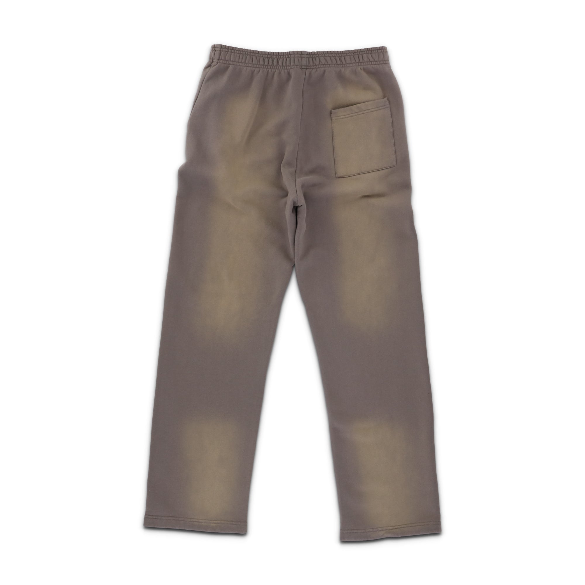Tonal Beware Open Bottom Sweatpants