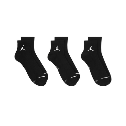 Jumpman Qtr 3 PK Socks