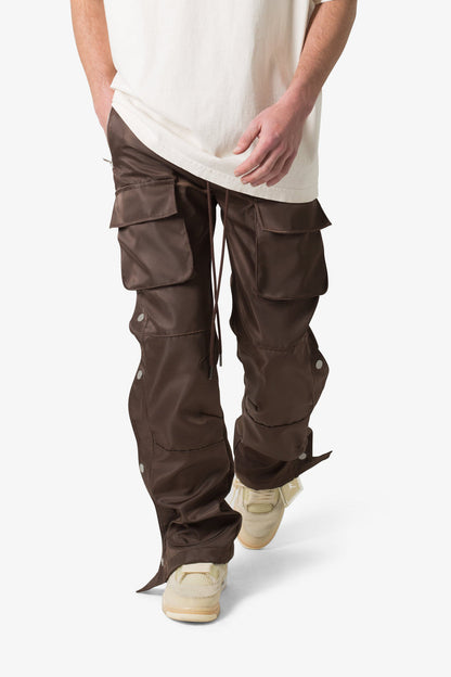 SNAP FRONT CARGO PANTS