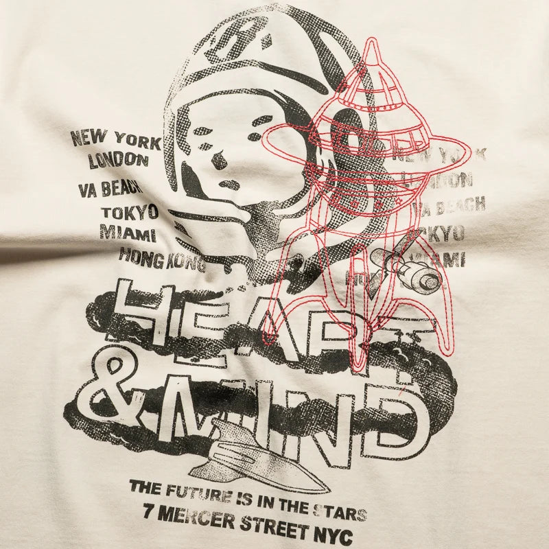 Billionaire Boys Club Call Now SS Tee Gardenia