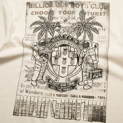 Billionaire Boys Club Call Now SS Tee Gardenia