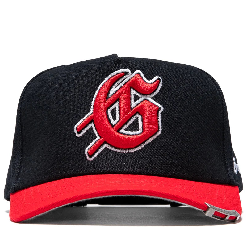 Godspeed New York-Insignia Black Red Hat-Black