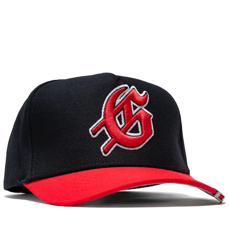 Godspeed New York-Insignia Black Red Hat-Black