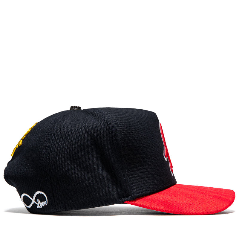 Godspeed New York-Insignia Black Red Hat-Black