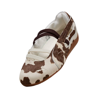 Speedcat Cow Print Ballet