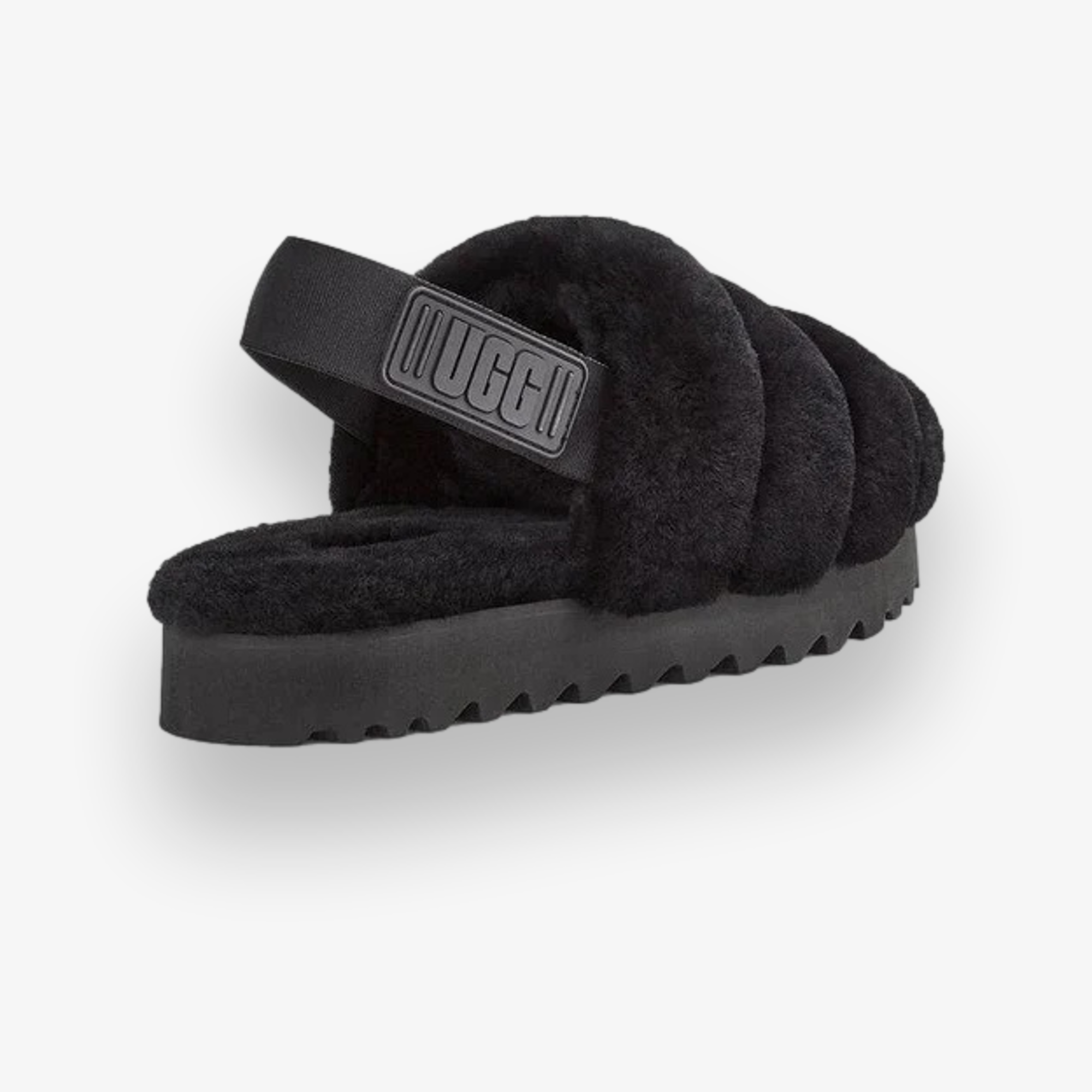 Super Fluff Slipper Black