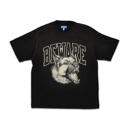 Tonal Beware T shirt Black