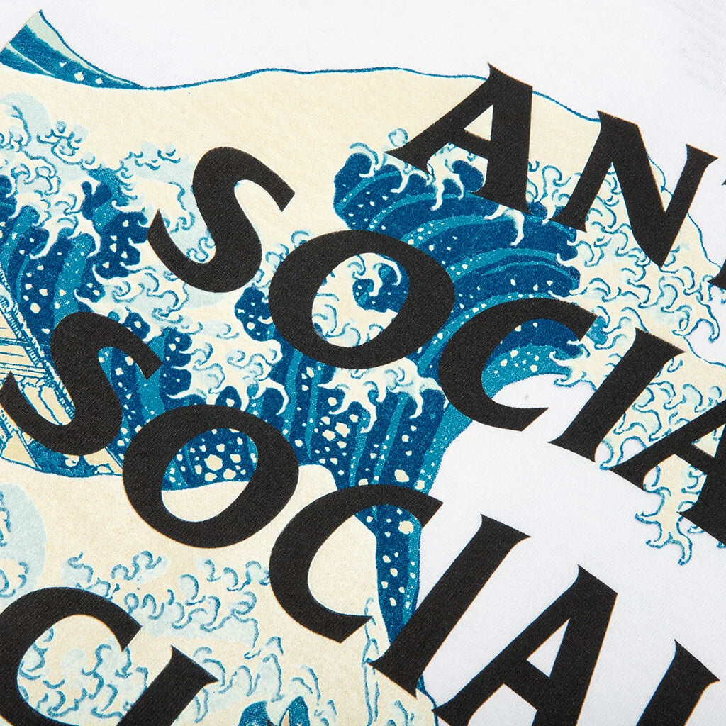 Anti Social Social Club 'Tonkatsu' The Great Wave Tee